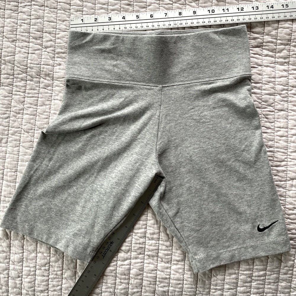 Nike Heather grey bike shorts